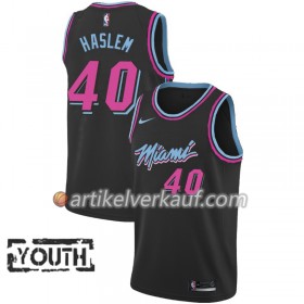 NBA Miami Heat Trikot Udonis Haslem 40 2018-19 Nike City Edition Schwarz Swingman - Kinder